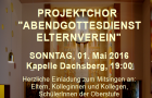 Projektchor Abendgottesdienst mit EV