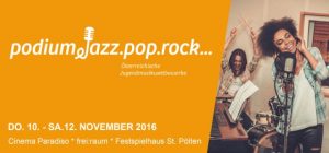 Podium Jazz-Rock-Pop: 1. Preis beim Bundeswettbewerb 1