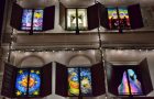 Fensteröffnung des Rathaus-Adventkalenders in Grieskirchen
