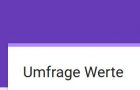 VWA-Umfrage: Werte