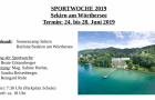SPORTWOCHEN VORINFORMATION