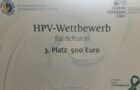 3. Platz beim HPV-Projekt-Wettbewerb