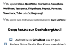 Einladung zur DachsbergMusi!